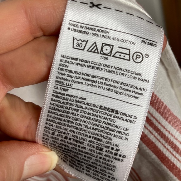 Banana Republic stripped button down - XSM - Picture 5 of 6